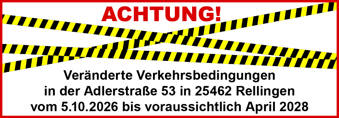 Vollsperrung Adlerstraße